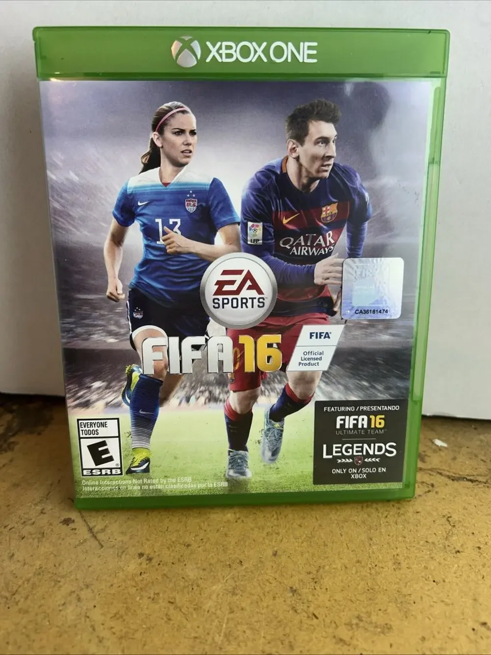 FIFA 16 Xbox One EA Sports Soccer Game Lionel Messi 2015